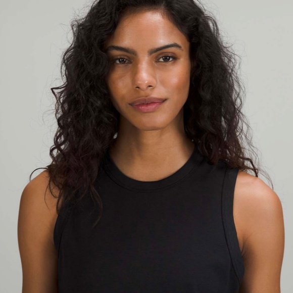 NWOT Lululemon Classic Fit Cotton Dress Black - Size 8 - Picture 3 of 8